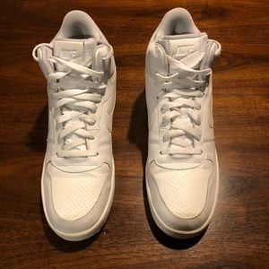 Nike Court Borough High-Top Sneaker in White